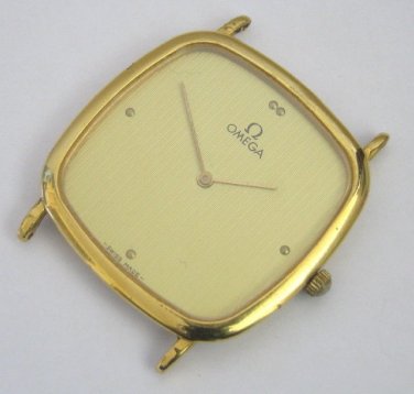 VINTAGE OMEGA CAL. 1378 SWISS ULTRA FLAT WATCH MOVEMENT SPARE PART /CASE  /DIAL