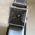 WWII GERMAN MILITARY SQUARE RAPID WATCH - NEVER USED - ORIGINAL BAND