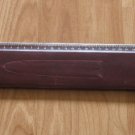 VINTAGE LEATHER COVER BAUMANN FEDERN LOGO SLIDE RULE W/ LENS