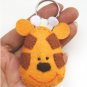 Cute Felt Animals, Felt Embroidered Animals Keyring / Brooch / Ornament â Giraffe / Seal