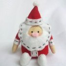 Handmade Felt Santa Ornament, Felt Christmas Ornament, Miniature Santa Claus, Christmas Home Decor