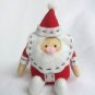 Handmade Felt Santa Ornament, Felt Christmas Ornament, Miniature Santa Claus, Christmas Home Decor
