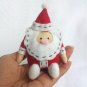 Handmade Felt Santa Ornament, Felt Christmas Ornament, Miniature Santa Claus, Christmas Home Decor
