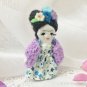 Handmade Miniature Frida Kahlo Doll, Frida Kahlo Cloth Doll, Tiny Frida Plush Doll, Day Of The Dead