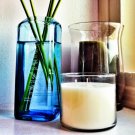 Bombay Sapphire bottle Flower Vase Pot