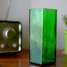 Beautiful green whiskey bottle flower vase