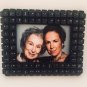 Hand crafted Picture Frame/ Photo Stand Made with recycled wood & computer keyboard keys