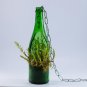 Succulent Planter Made from wine bottle single+18cmchain