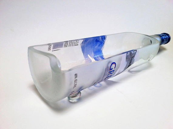 Grey Goose Bottle SUCCULENT Planter- SNACK Bowl