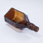Succulent Herb Kitchen Planter - Snack Bowl made from Beautiful Shaped Amber whiskey Bottle