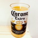 100% ONTARIO BEESWAX CANDLES in a recycled Corona Bottle Upcycled Glass