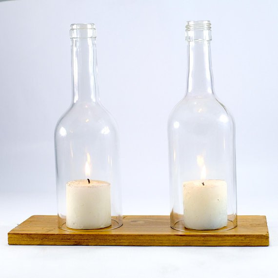 WINE BOTTLE LED Candle Stand - Cover