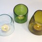 WINE BOTTLE Tea Light Candle Cover Set