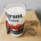 Eco Soy wax candles in a recycled Corona Bottle Upcycled Glass