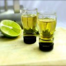 Jack Daniels bottle top shot glasses