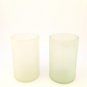 FROSTED WHITE 16 OZ Wine bottle Drinking Glasses - Up-cycled Tumblers