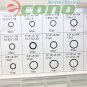 420pc Hydrogenated Nitrile Butadiene Rubber AC O-Ring Assortment 18 Popular Size