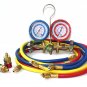 AC Manifold Gauge Set R134a R22 R12 HVAC W/ Digital Refrigerant Charging Scale