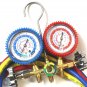 AC Manifold Gauge Set R134a R22 R12 HVAC W/ Digital Refrigerant Charging Scale