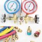 AC Manifold Gauge Set R134a R22 R12 HVAC W/ Digital Refrigerant Charging Scale