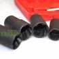 5pc Twist Socket Set 4 Damaged Worn Lug Nut and Lock Remover 17,19, 21mm, 22mm