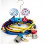 HVAC A/C REFRIGERANT AC KIT W/VACUUM PUMP, R134A R12 MANIFOLD GAUGE SET & SCALE