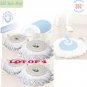 Lot Of 4 Replacement Microfibric Mop Head Refill 4 Hurricane Magic Mop 360&Acirc;&deg; Spin