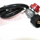 4.5ft Hose 20psi Adjustable Propane Gas Regulator BBQ Grill Burner Wok Fryer