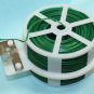 328FT 100M Kitchen Bag Gardening Plant Green Twist Tie Wire Roll With Cutter