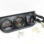 Mechanical Triple Auto Gauge Set For Cars Trucks Amperes Water Oil Pressure Temp