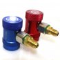 R1234YF AC High Low Quick Connector Adapter Coupler For Jaguar Land Rover BMW