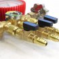 HVAC A/C Straight SHUT-OFF  Ball Valve Adapter For R134a R22 R12 R410a 1/4" FIT