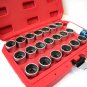 21PC BMW MASTER LOCK WHEEL NUT STUD KEY SET REMOVAL LOCKING SOCKET FOR BMW