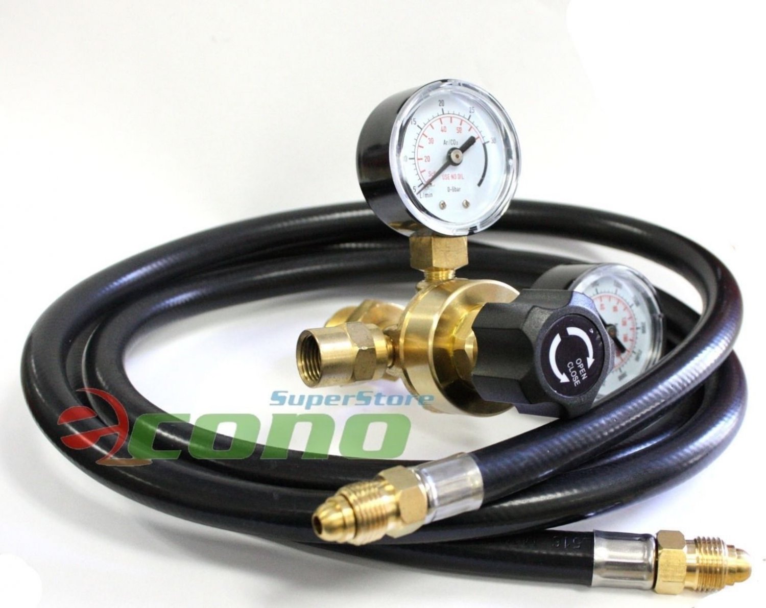 Argon Co2 Regulator Gauges & Hose 4 Welding CGA580 Miller Lincoln Mig Tig Welder