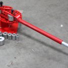 1" to 3" HAND MANUAL BENCH DIE BENDER PIPE SQUARE ROD BENDER w/7 DIES FAST SHIP