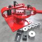 1" to 3" HAND MANUAL BENCH DIE BENDER PIPE SQUARE ROD BENDER w/7 DIES FAST SHIP