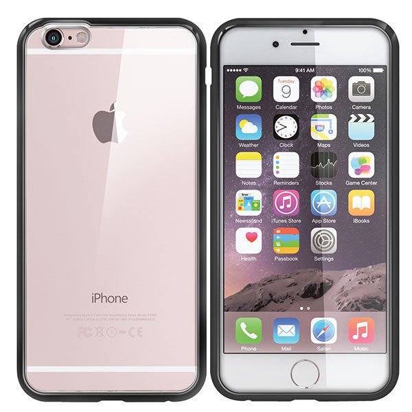 iPhone 6S 6 case Bumper Case Cover Protective Crystal Clear Hard Back