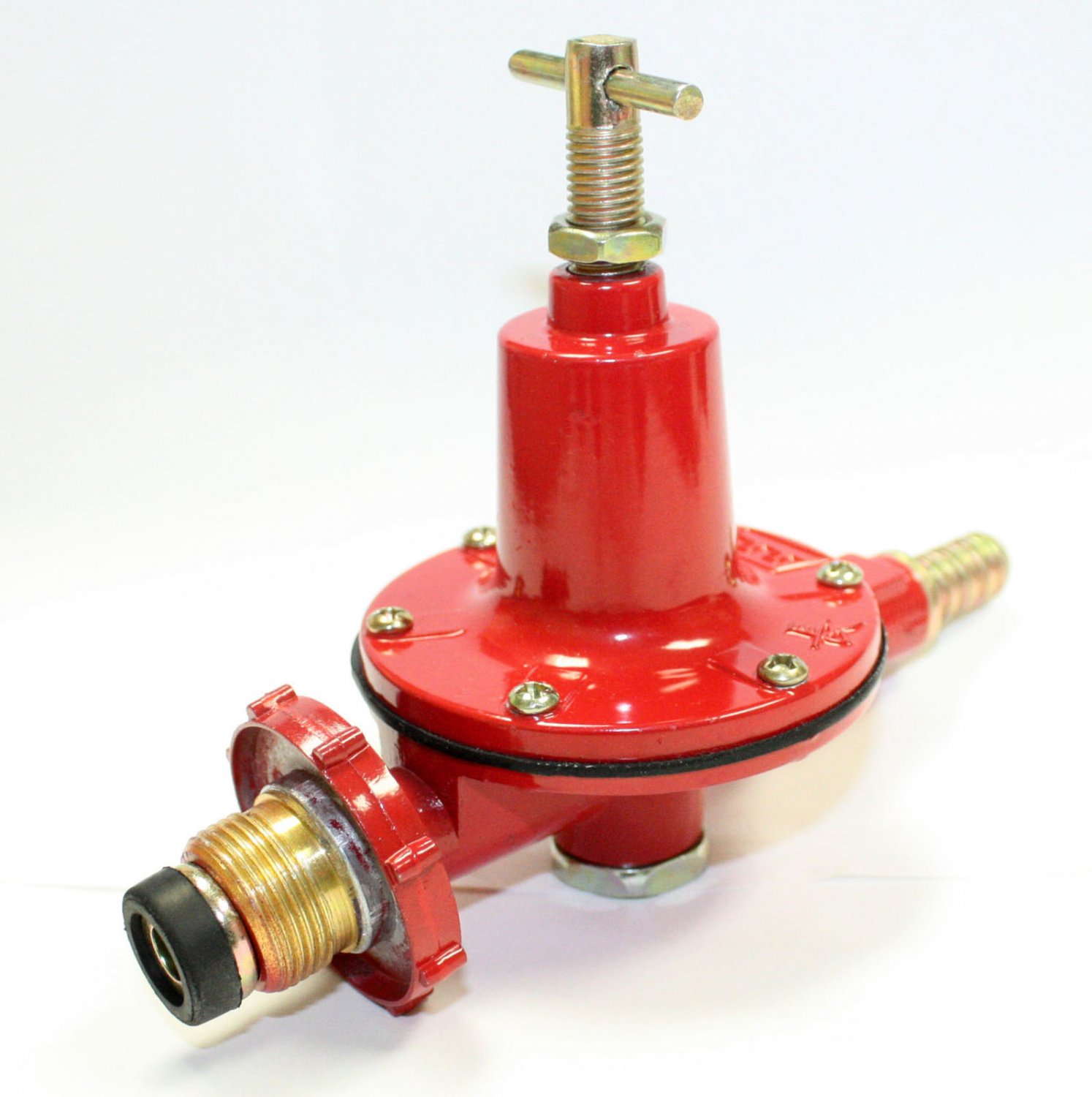 ADJUSTABLE 0-30PSI HIGH PRESSURE PROPANE REGULATOR HIGH FLOW 4 OUTDOOR LP BURNER