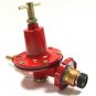 ADJUSTABLE 0-30PSI HIGH PRESSURE PROPANE REGULATOR HIGH FLOW 4 OUTDOOR LP BURNER