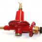 ADJUSTABLE 0-30PSI HIGH PRESSURE PROPANE REGULATOR HIGH FLOW 4 OUTDOOR LP BURNER