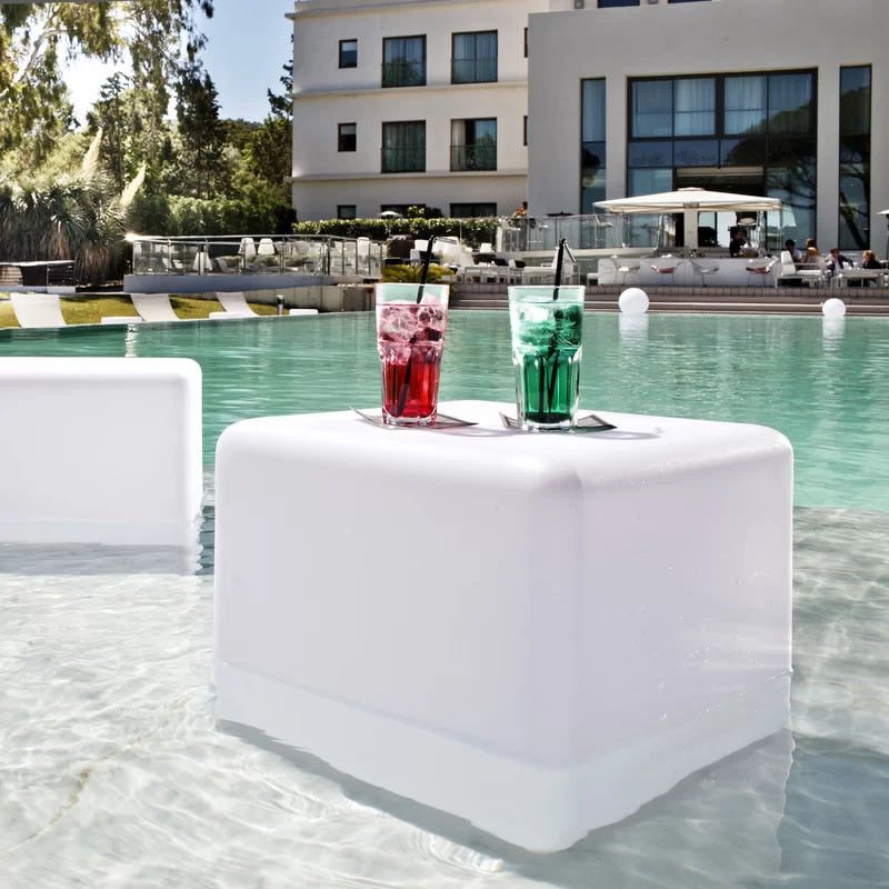 Cocktail Tables Chair Color-Changing LED Lighting Stool Night Stand Illuminated
