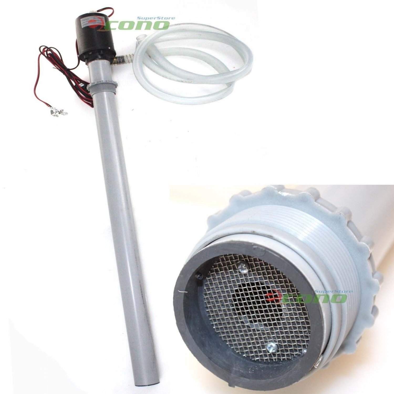 55 Gallon 12V DC Centrifugal Drum Barrel Fuel Transfer Pump Kit  8GPM 12 Volt