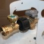 Propane Tank Brass Adapter W/ Pressure Meter Gauge 4 Master LP Gas Grill BBQ RV