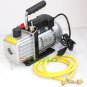 Combo 3CFM 1/4hp AC Vacuum Pump & HVAC Refrigeration Manifold Gauge R134 R22 R12