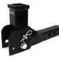 Folding 2" Trailer Hitch Mount Shank Adapter Cargo Wheelchair Carrier Fold Up
