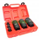 6pc 12 Point Deep Impact Socket Set 1/2" Drive Shaft Hub Nut 30mm 32mm 36mm