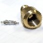 R410a Mini-Split AC Refrig Charging Adaptor 5/16" Female 1/4" Male w/Valve Core