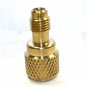 R410a Mini-Split AC Refrig Charging Adaptor 5/16" Female 1/4" Male w/Valve Core