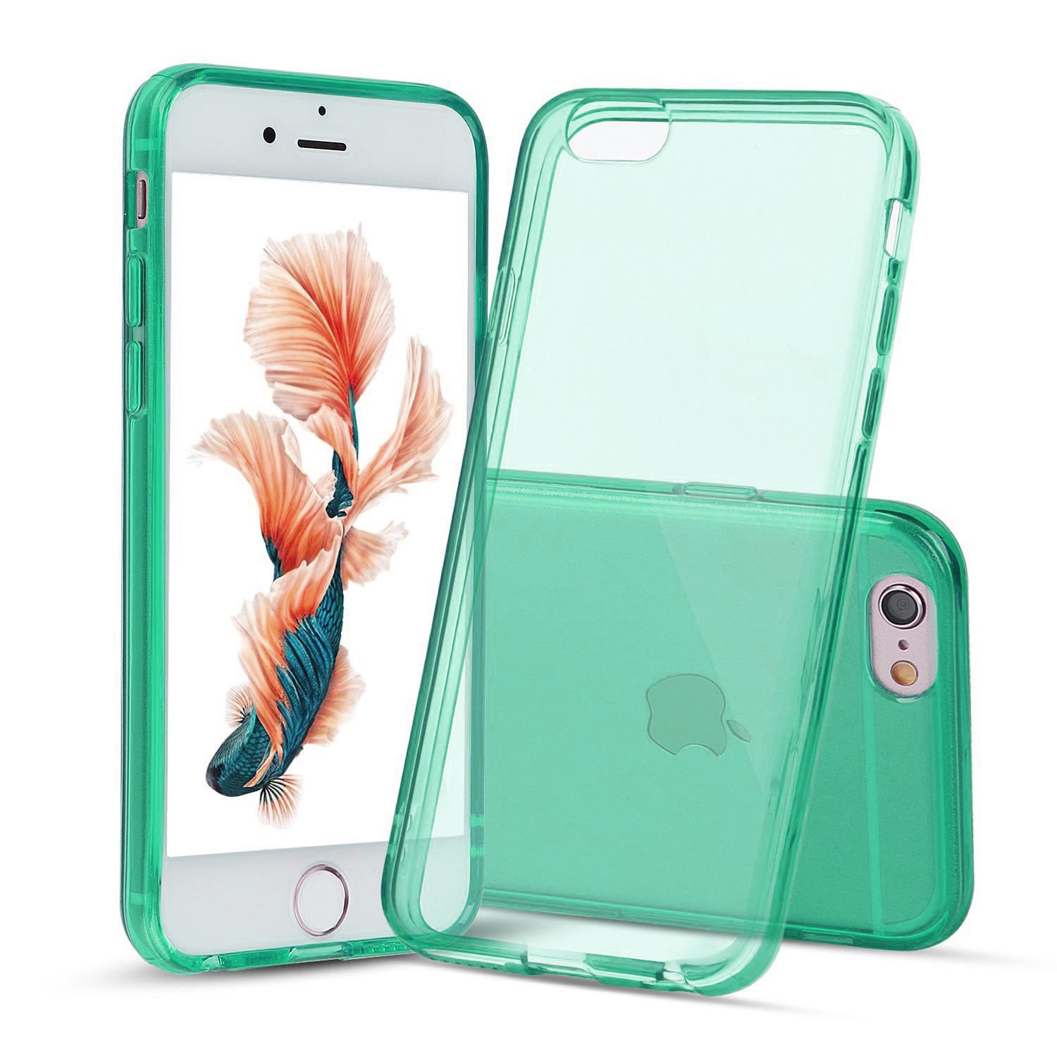 iPhone 6S iPhone 6 case Bumper Silicone Case Cover Protective Frosted Green