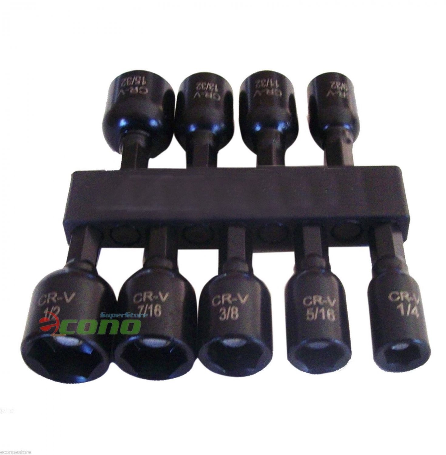 9pc PRO LASER ETCHED IMPACT NUT SETTER DRIVER SOCKET SET SAE